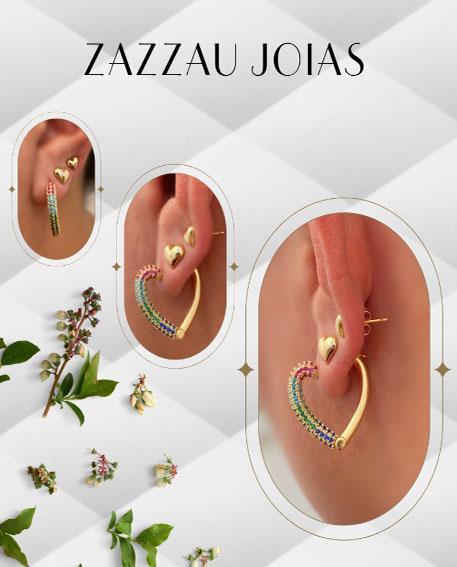 Brincos em Coração