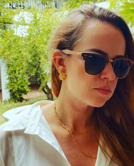 Brincos Animal Print e colar Cartier Elo